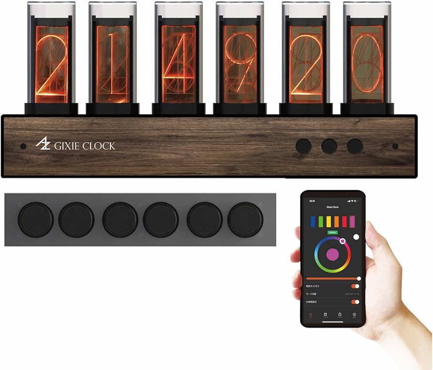 Amazon.co.jp: AZUREST Gixie Clock ギクシークロック 【アプリで
