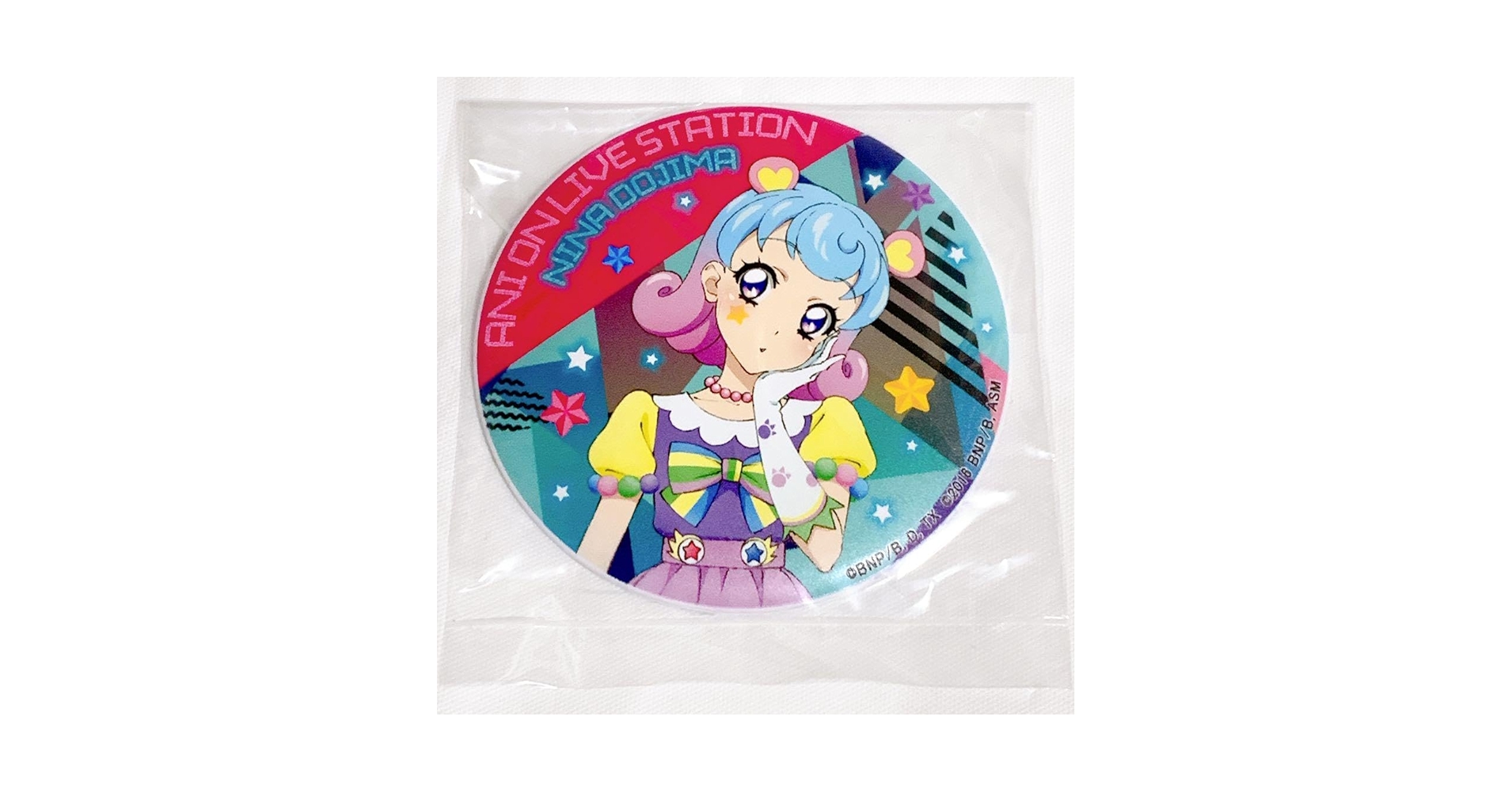 神城カレン アイカツ！アニON マグネット付きバッジ 神城カレン