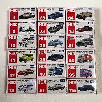 Amazon.co.jp: トミカ まとめ売り 18個 CL3O : おもちゃ