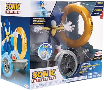 Amazon.com: Sonic The Hedgehog Speed RC Skateboard Vehicle with