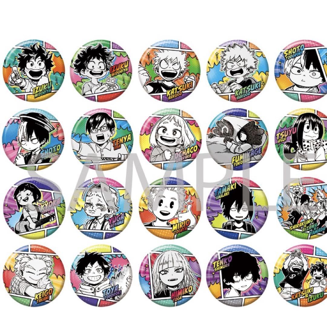 Amazon.co.jp: 僕のヒーローアカデミア コレクション缶バッジプチ 子供
