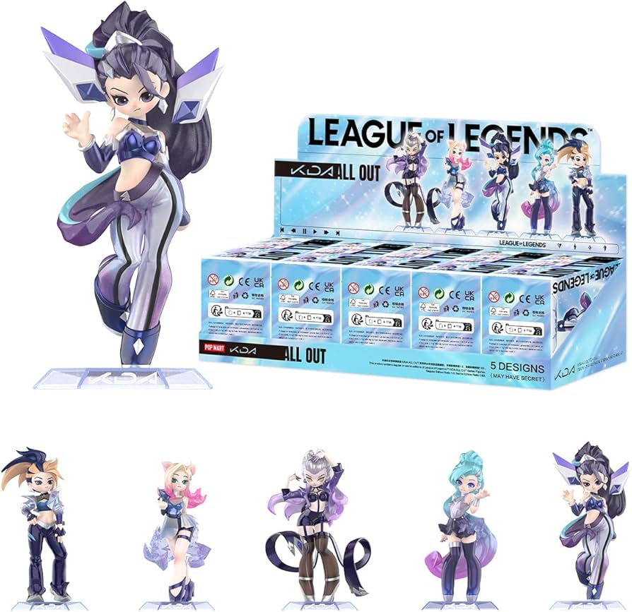 Amazon.co.jp: POP MART League of Legends K/DA ALL OUT シリーズ【1