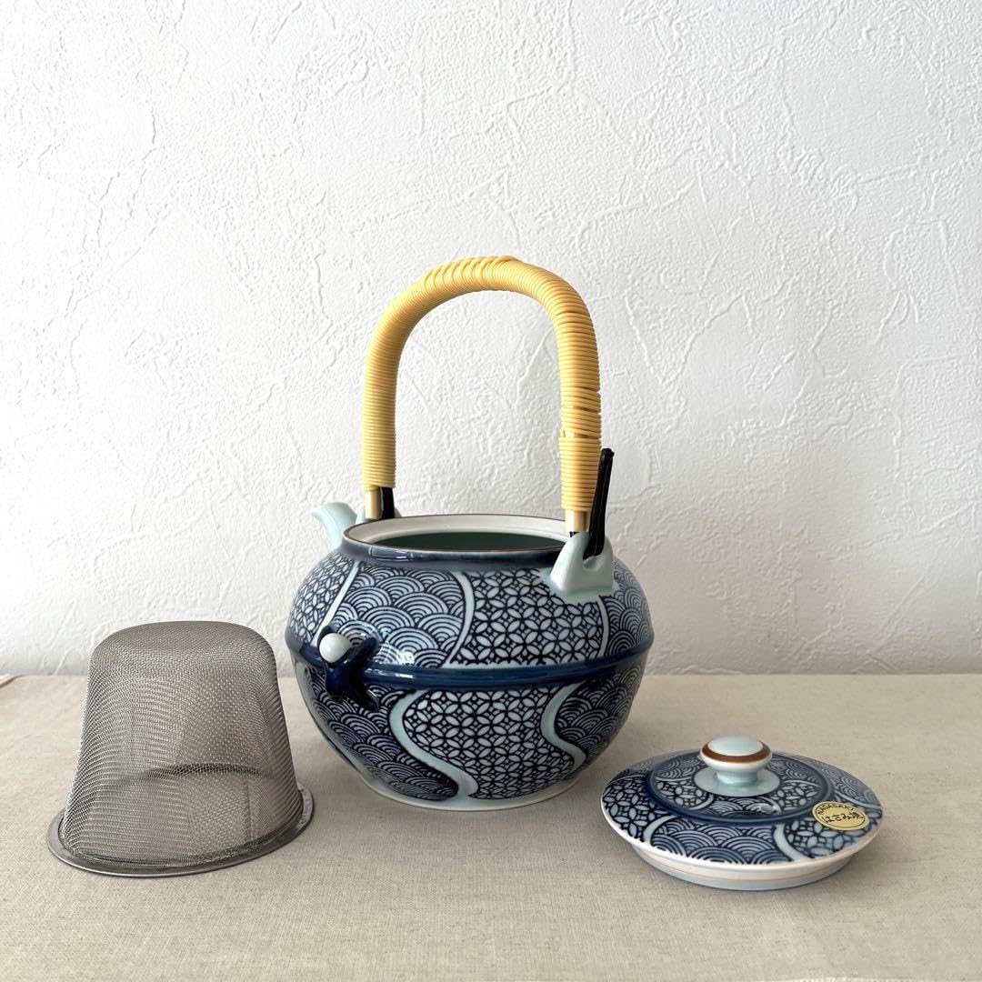 ㊲備前焼 宝瓶 登り窯 白梅 梅 うめ ウメ 手びねり 6角 急須 ㊲備前焼