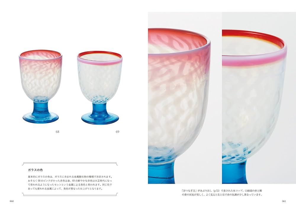 大正ロマン 吹雪紋氷コップオレンジ ウランガラス 和ガラス