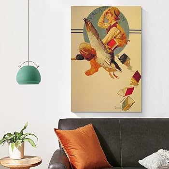 額装品/Soaring/ノーマン ロックウェル/インテリア/ポスター Amazon.co