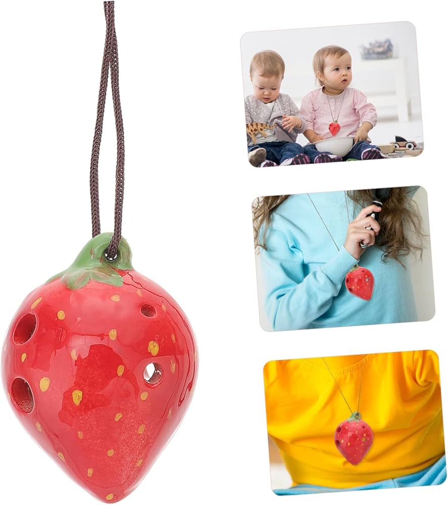 4.キティ 楽器セット いちごマラカス 笛 オカリナ カスタネット