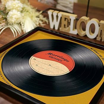 Amazon | 結婚証明書 ゲスト 参加型 サイン式 署名 レコード 結婚式