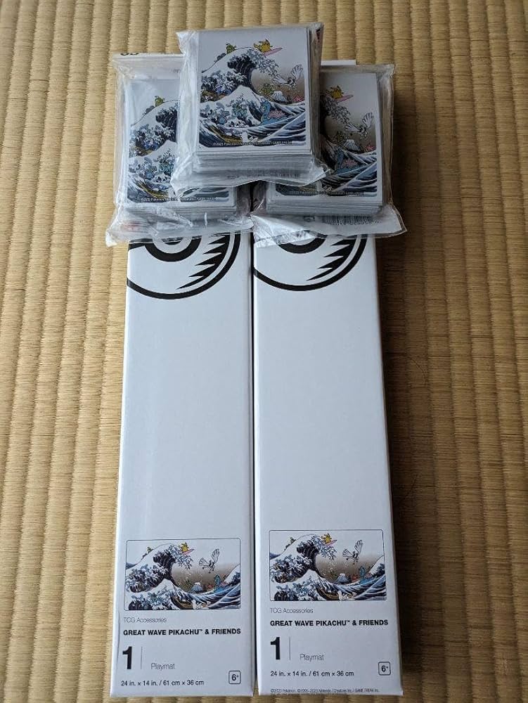 ポケカ WCS 限定 北斎 プレイマット&カードスリーブ 10セット ポケカ