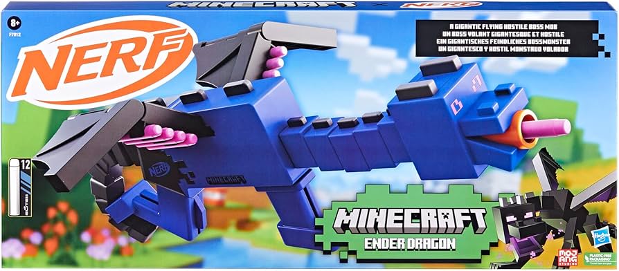 NERF Minecraft エンダードラゴン 2点 新品マインクラフトナーフ銃