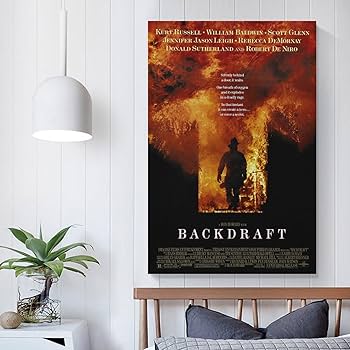 Amazon.co.jp: キャンバスポスターBackdraftバックドラフト映画