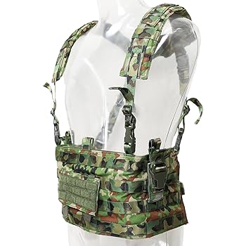 戦闘装着帯 水陸一般用 89式 弾入れ 陸自迷彩 チェストリグ 戦闘装着帯