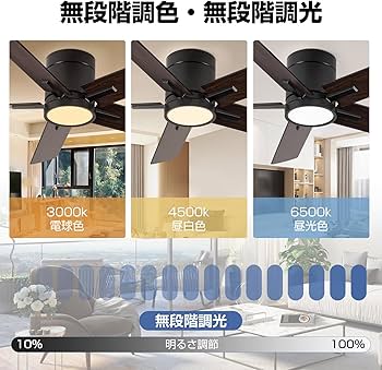 Amazon | 【節電対策-5年保証】XiGLOW シーリングファンライト 8-10畳