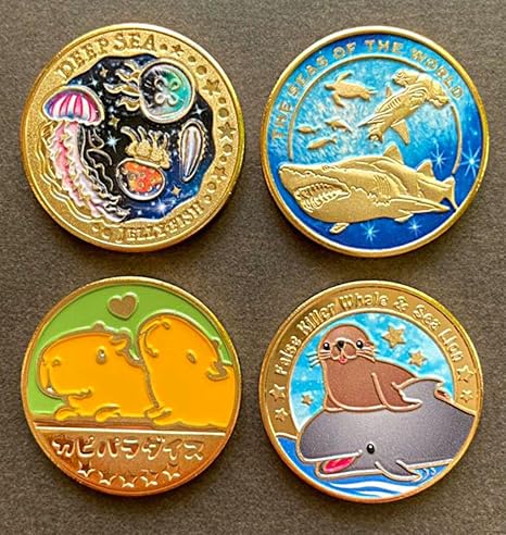 アクアワールド大洗水族館☆イルカ☆記念メダル☆茶平工業