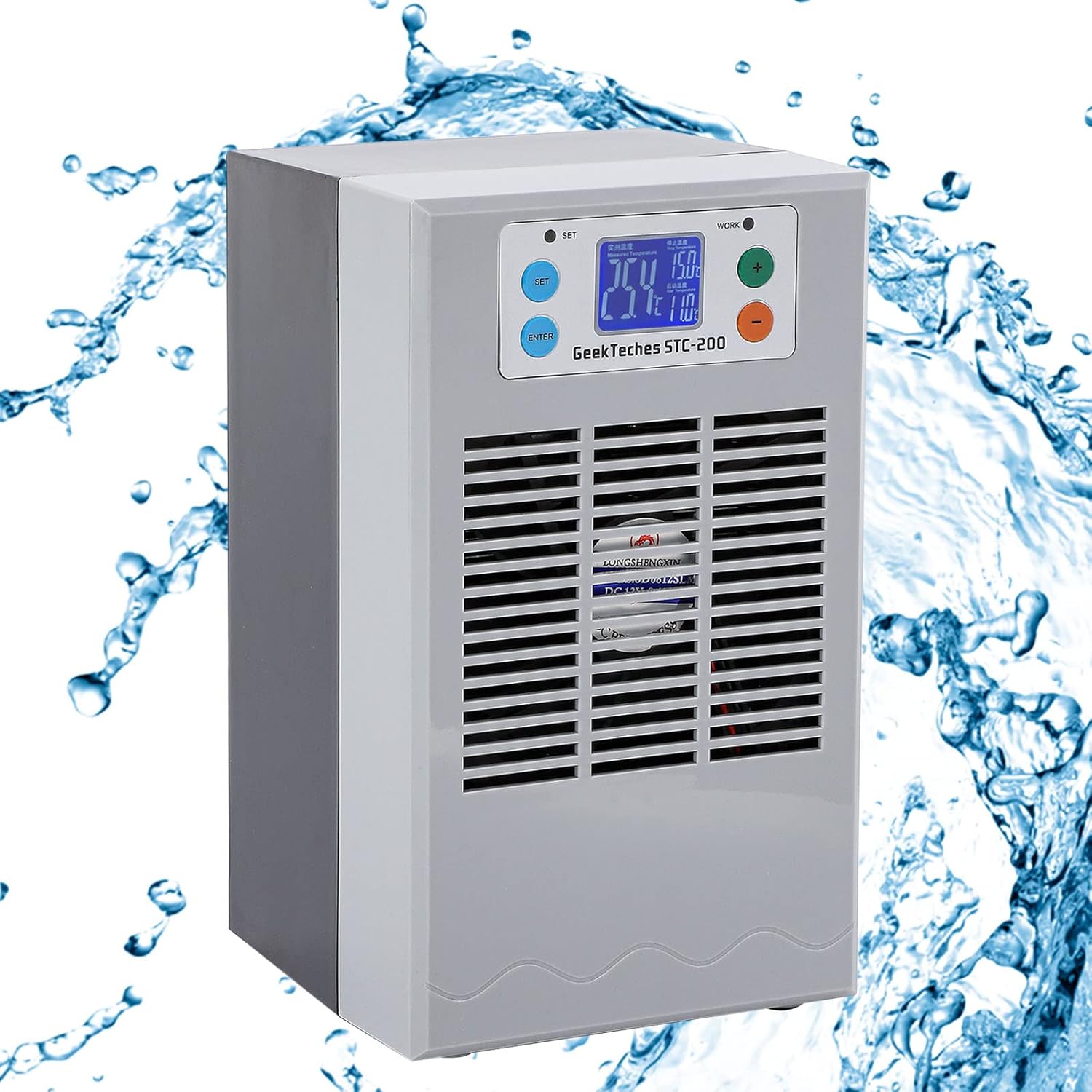 Poafamx 水槽クーラー 60L冷却だけ ペルチェ式 15-30℃調整可