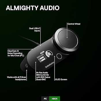 Amazon.com: SteelSeries GameDAC Gen 2 Hi-Res Audio Amplifier - ESS