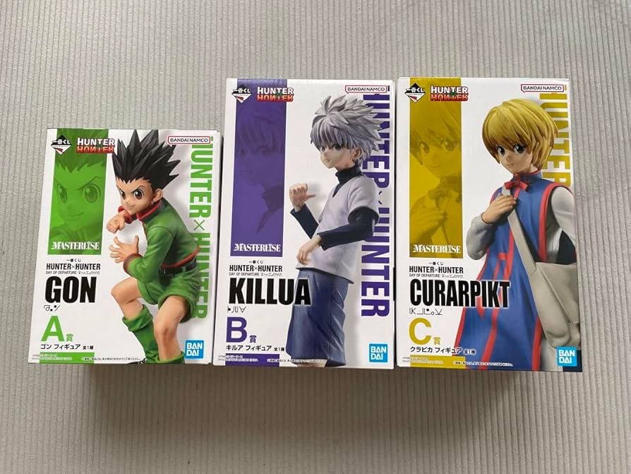 一番くじハンター×ハンターフィギュア3体 HUNTER × HUNTER 一番くじ