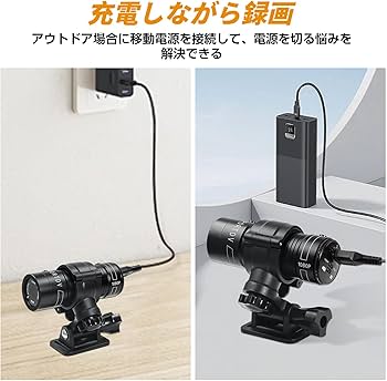 Amazon | LXMIMI アクションカメラ ウェアラブルカメラ ビデオカメラ