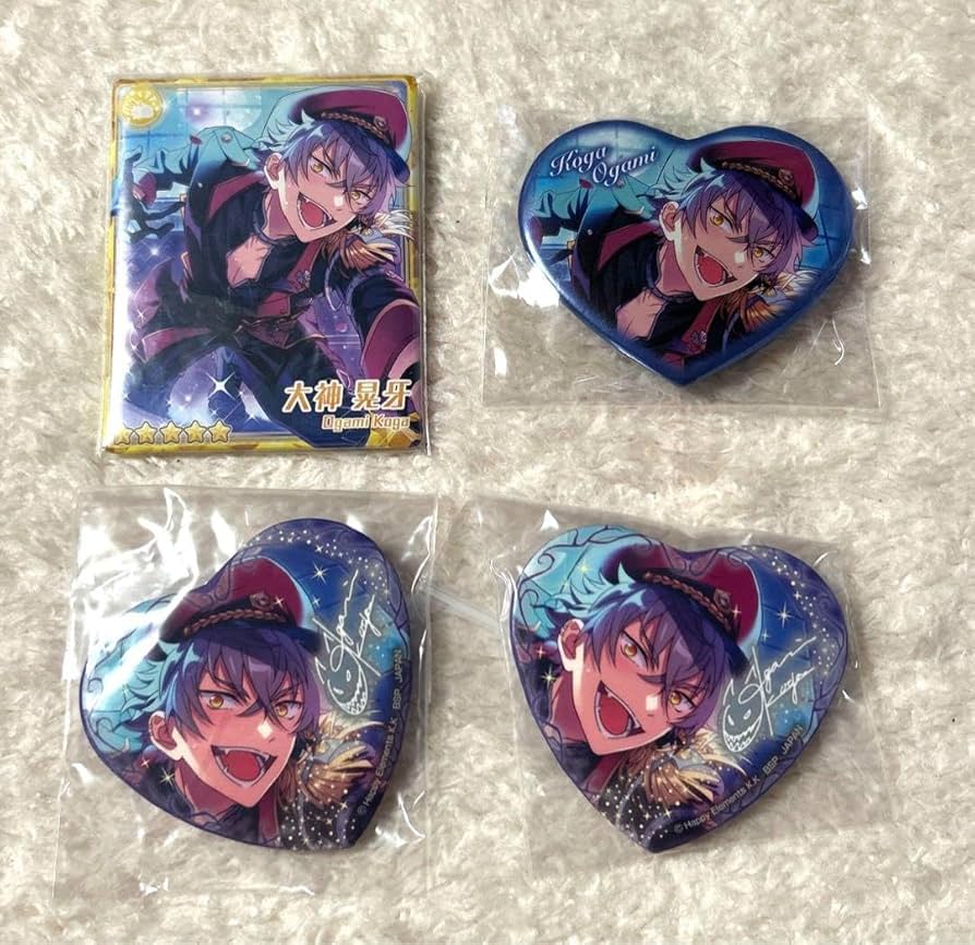 大神晃牙 イベコレ開花後缶バッジ 【公式通販】