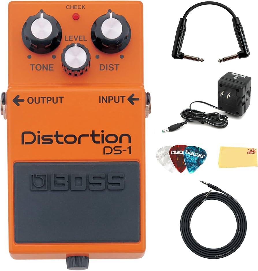 Amazon.com: Boss DS-1 Distortion Bundle with Gearlux Power Supply