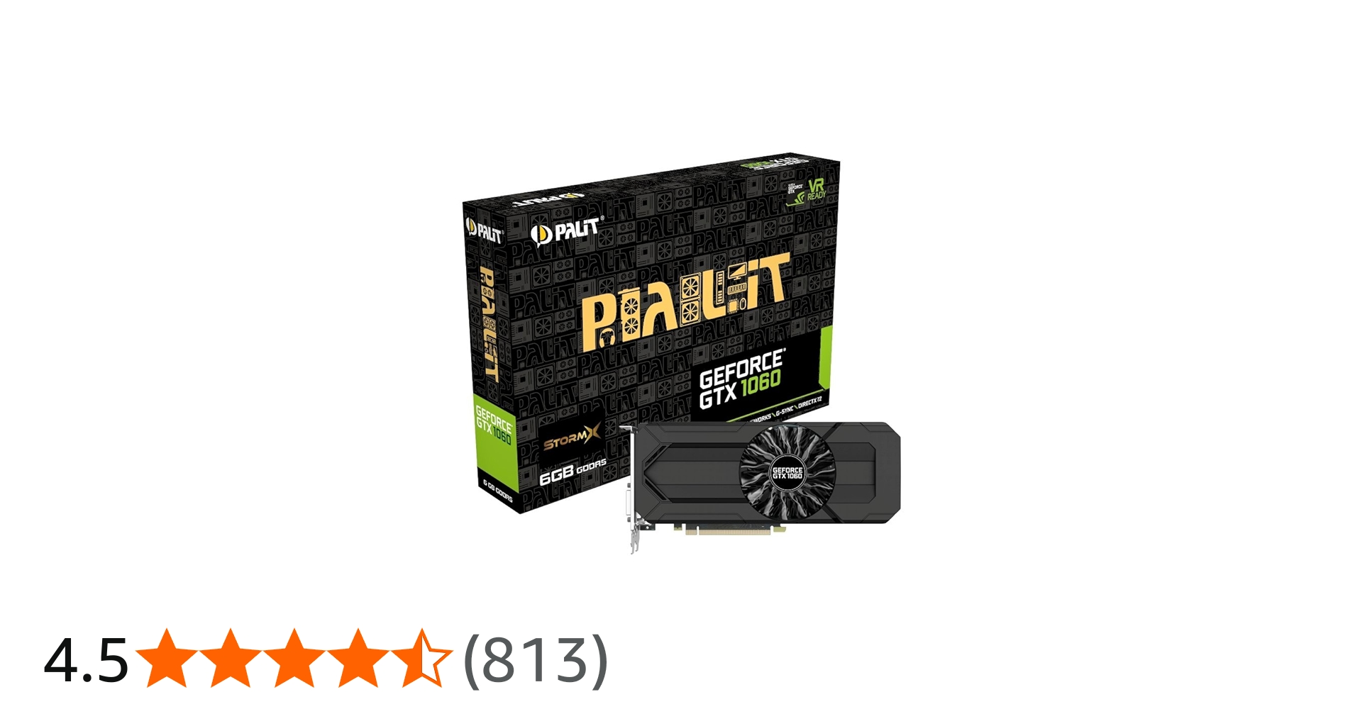 Amazon.co.jp: Palit NVIDIA GeForce GTX1060 6GB StormX(Dual-Link