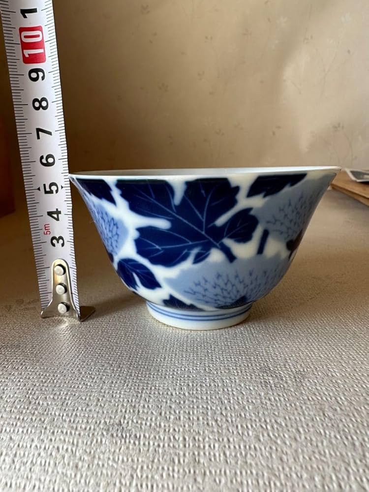 京焼 清水焼 平安 瑞泉造 青華 煎茶碗 五客 星悠丈書付箱 V R7293 京焼