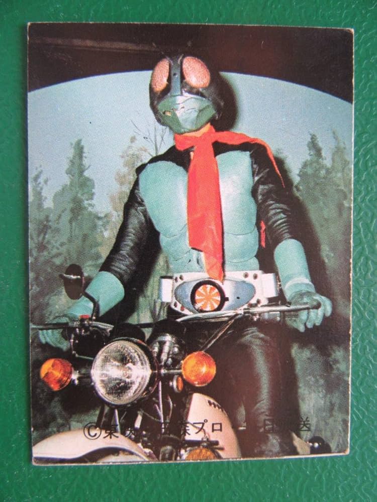 旧カルビー 仮面ライダーカード No.181 N初版 フクロウガンの使命 仮面