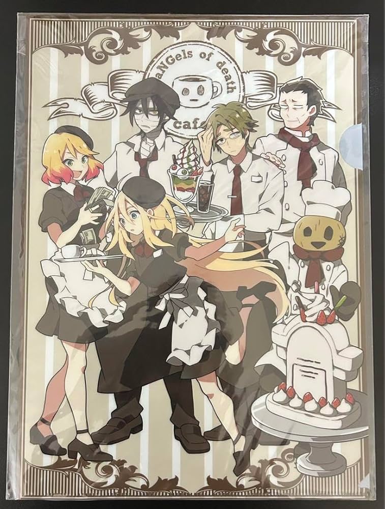 Amazon.co.jp: 殺戮の天使 カフェ A4 クリアファイル さつてん ザック