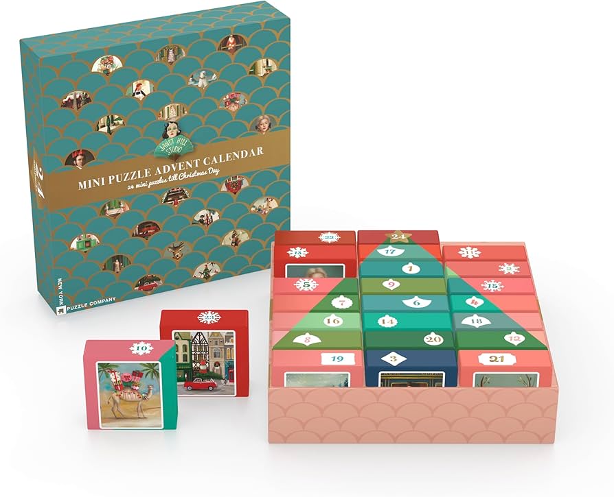 Amazon.com: New York Puzzle Company - Janet Hill Janet Hill Advent