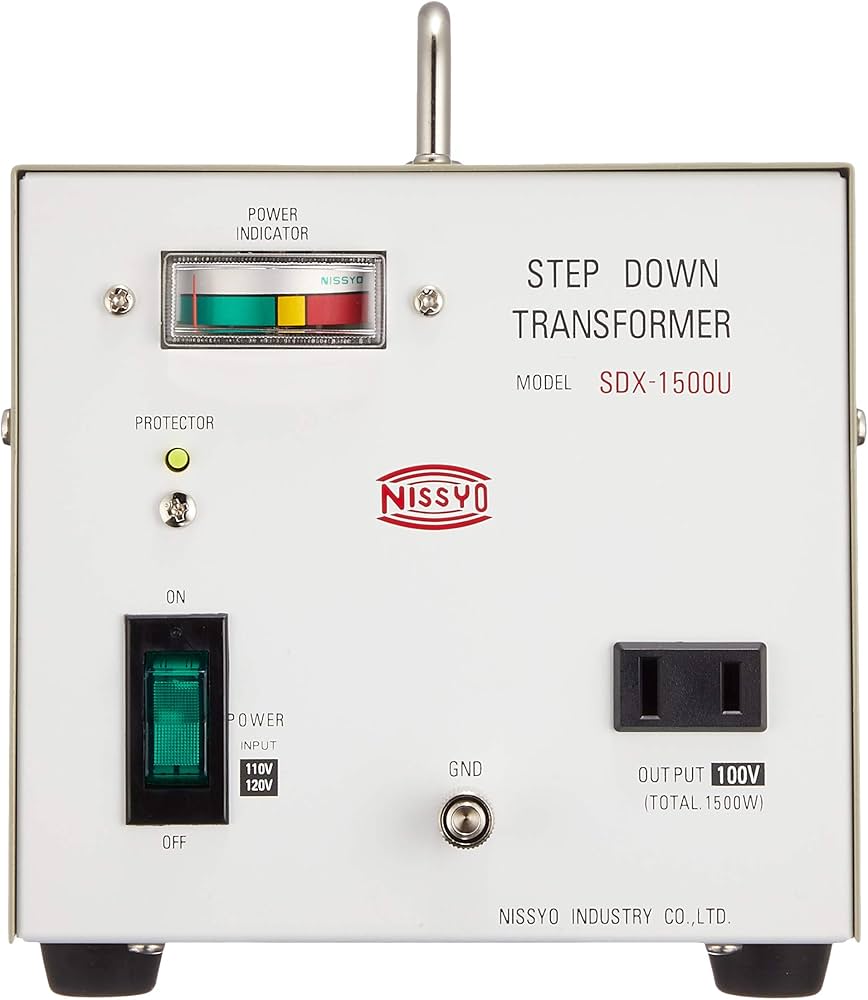 日章工業 変圧器 海外 普及型AC110V~AC127V→AC100V 1500 Amazon.co.jp