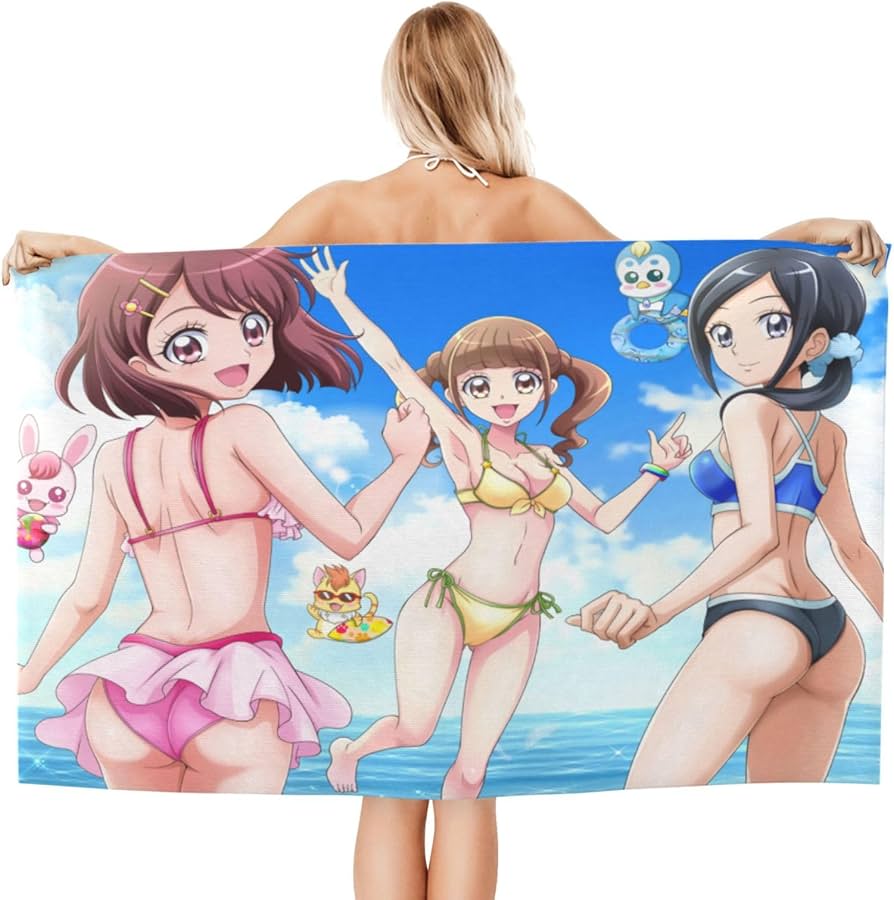 Amazon｜花寺のどか 男女兼用の大型家庭用吸水速乾ビッグタオル