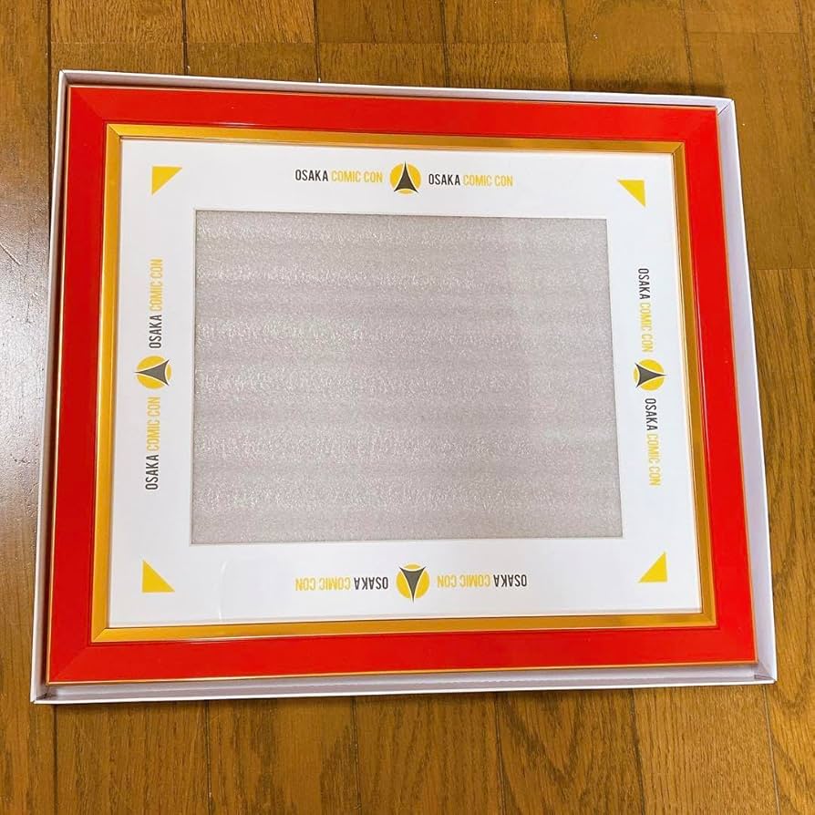 Amazon.co.jp: 東京 コミコン 大阪 額縁 サイン フォトフレーム 赤
