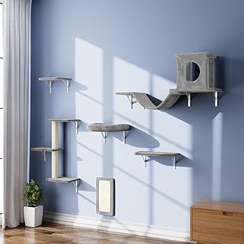 Amazon | DoubleTT キャットウォーク 6つセット 猫用 キャットステップ