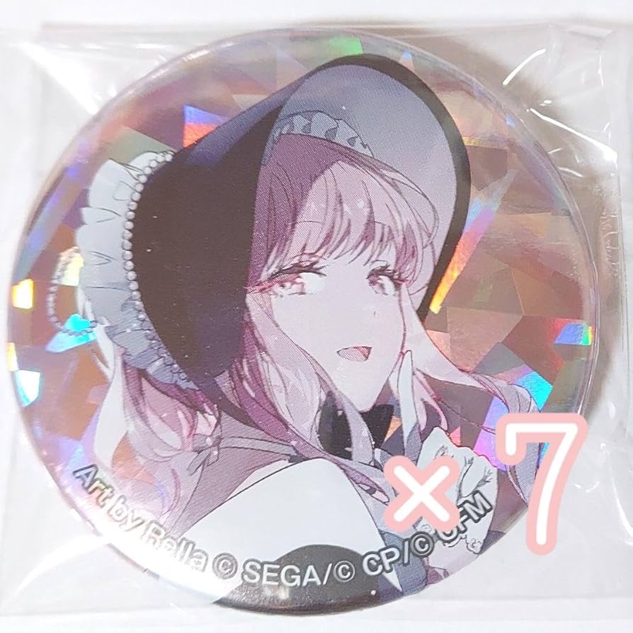プロセカ 暁山瑞希 グリッター缶バッジ 良い プロセカ グリッター缶
