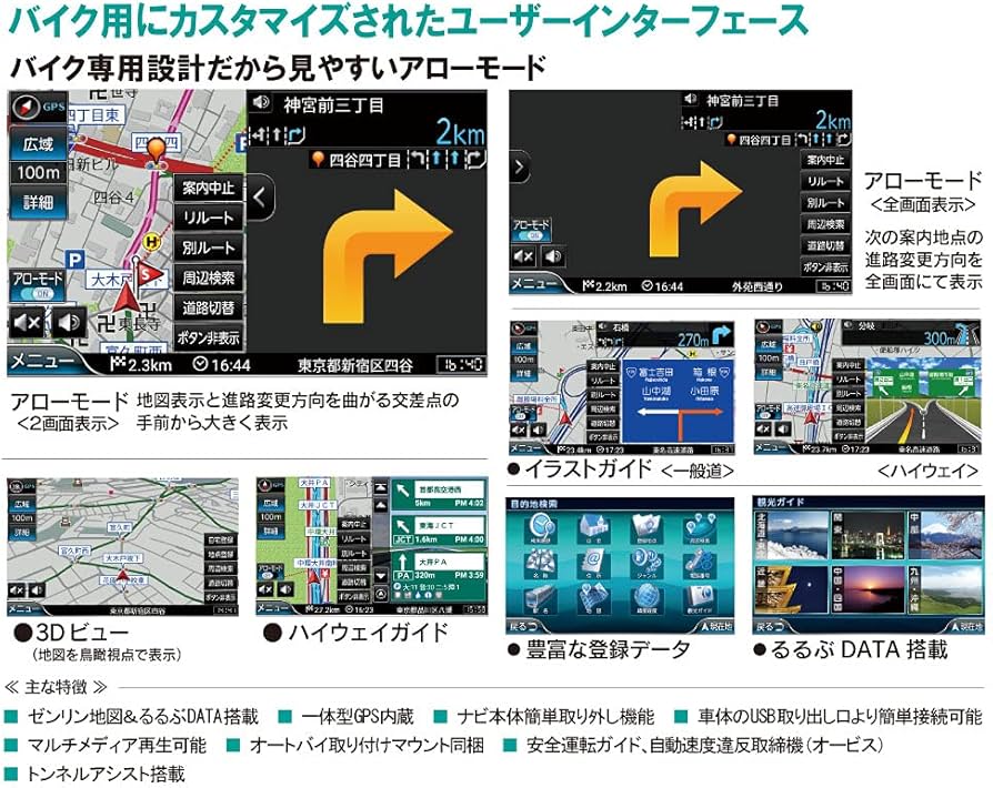 Amazon | ナンカイ(NANKAI) NNV-002A バイク・ナビゲーションシステム