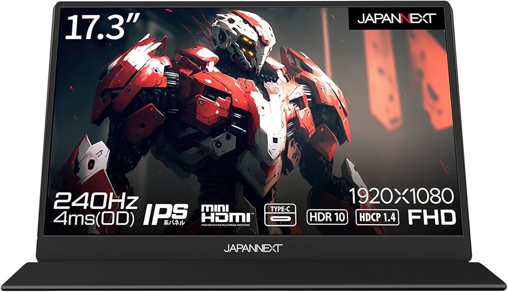 Amazon.co.jp: JAPANNEXT 17.3インチ モバイルモニター IPS パネル
