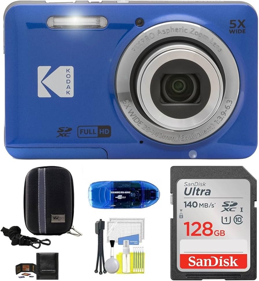 Amazon.com : KODAK Pixpro FZ55 Digital Camera Bundle, Includes