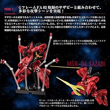 Amazon.co.jp: 機動戦士ガンダム GフレームFA νガンダム ＆ サザビー