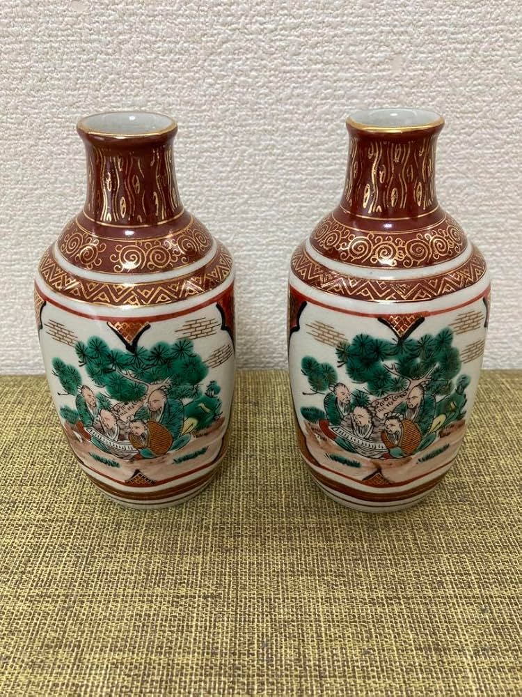 九谷焼 徳利 鏑木 九谷焼 徳利 鏑木