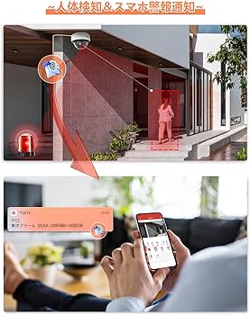 Amazon.co.jp: 【800万画素対応】JENNOV 防犯カメラ 屋外 poeドーム型