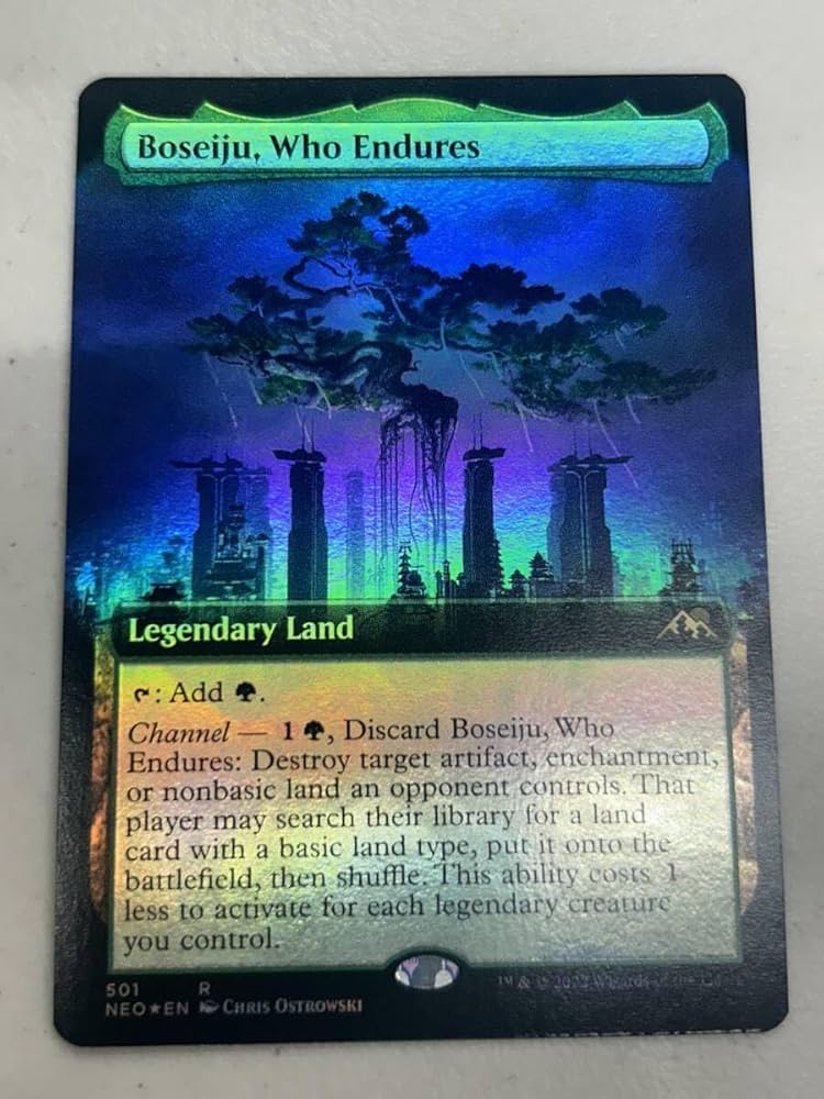 MTG NEO 耐え抜くもの、母聖樹 英語 FOIL 2枚セット MTG foil 英語版