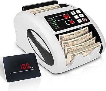 Amazon | 紙幣カウンター【2025新紙幣対応・日本専用】マネー