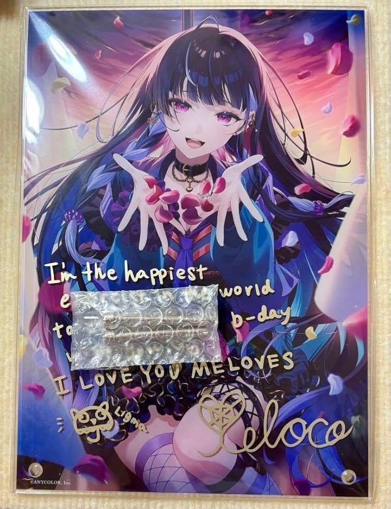 狂蘭・メロコ 誕生日 グッズ アクリルパネル 手紙 ブロマイド Amazon
