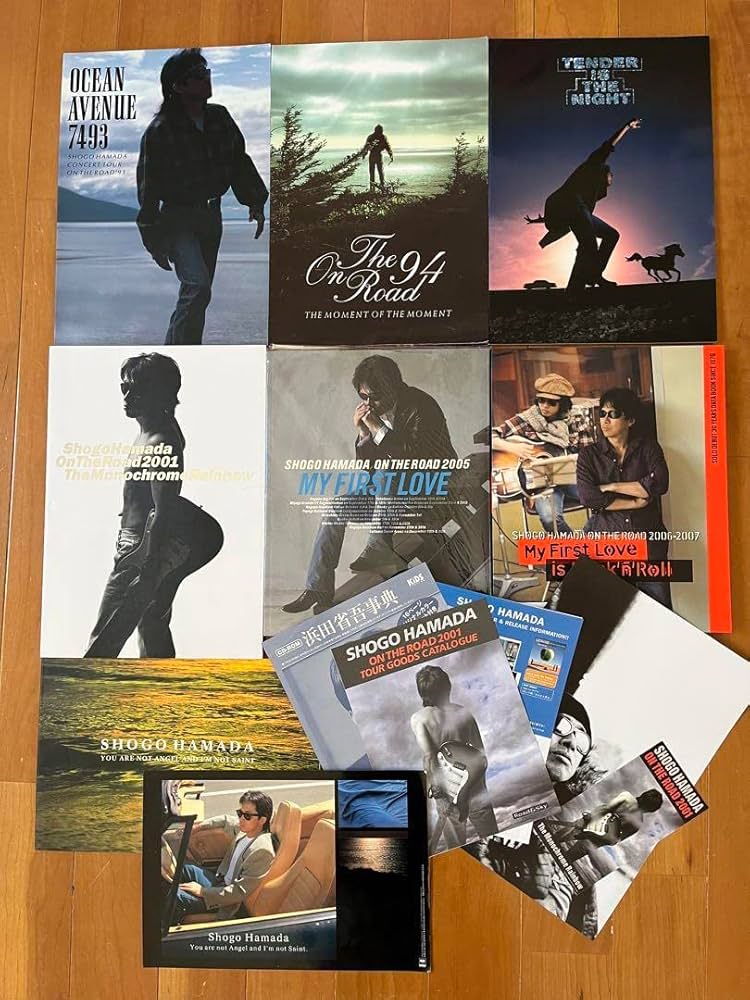 浜田省吾/書籍/ツアーパンフレット/クリアファイルまとめ売り 浜田省吾