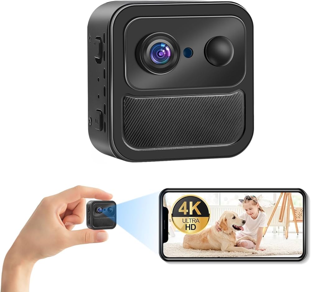 Amazon.co.jp: SULUWU超小型カメラ 4K スマホ連動対応 wifiカメラ 動体