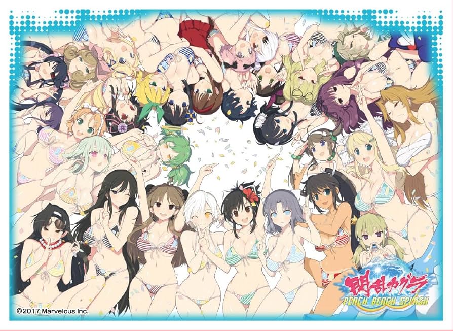 閃乱カグラ PEACH BEACH SPLASH 紫 エンスカイ スリーブ 71ugHICJYFL