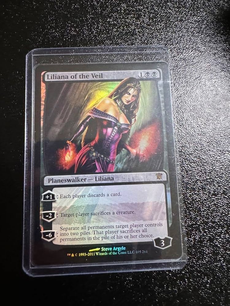 Liliana of the Veil/ヴェールのリリアナ旧枠 英語4枚 Liliana of the