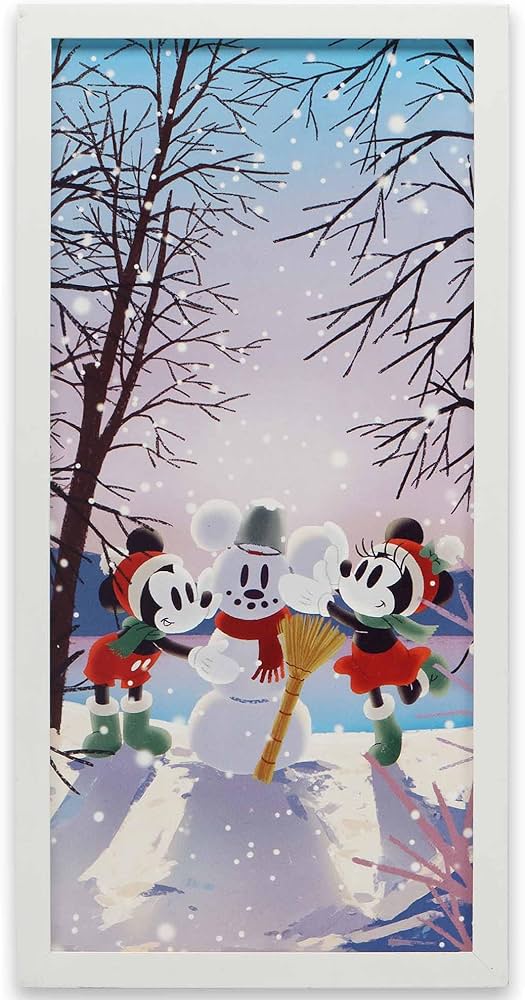 ミッキーマウスと愉快な仲間たちのミッキーman（スノーマン）雪だるま