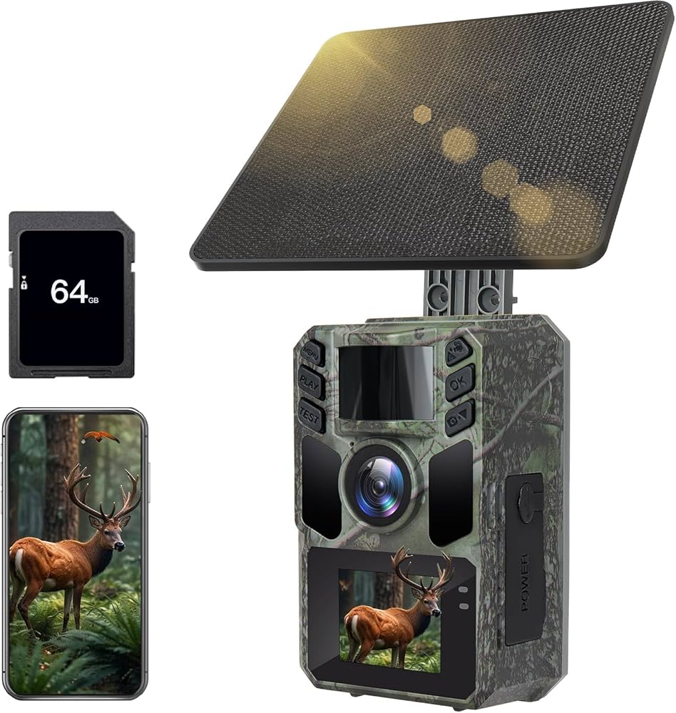 Amazon.co.jp: FKPCAM 2025最新型【WIFI&ソーラー充電式】 レイル