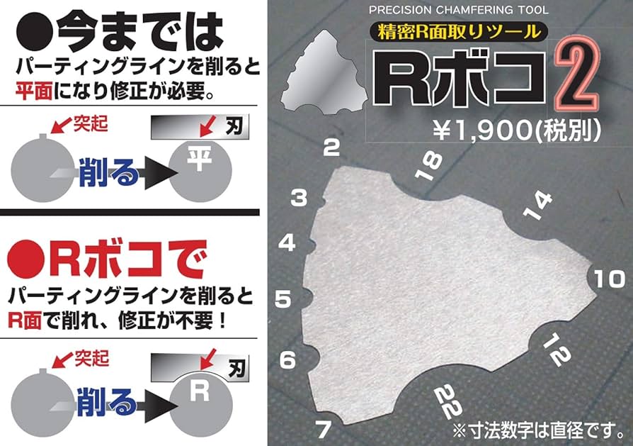 Amazon.co.jp: シモムラアレック 職人堅気 精密R面切削ツール Rボコ2