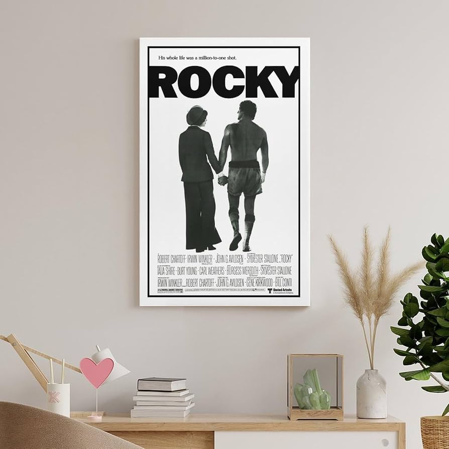 世界堂 額縁 映画「Rocky」ポスター付き 【公式通販】